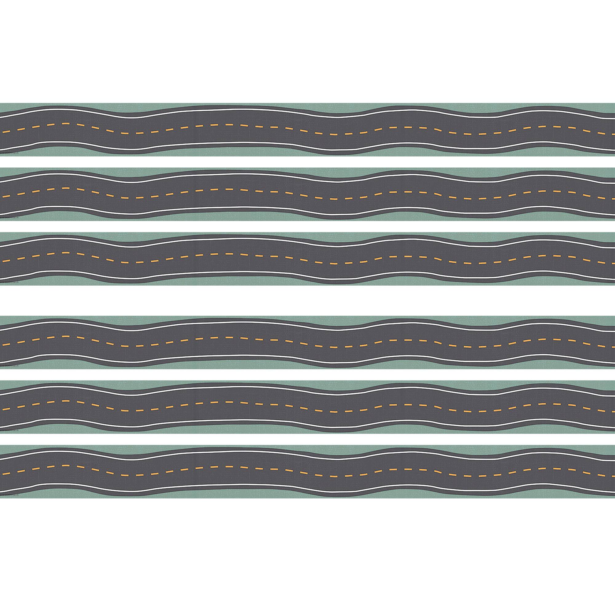 Teacher Created Resources® Road Trip Straight Border Trim, 6 Packs of 12